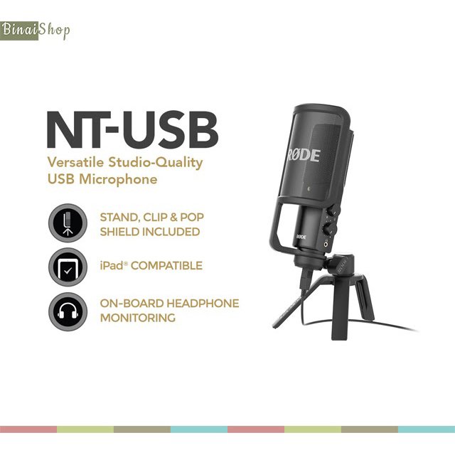Rode NT-USB - Micro USB Cho Máy Tính, Streamer