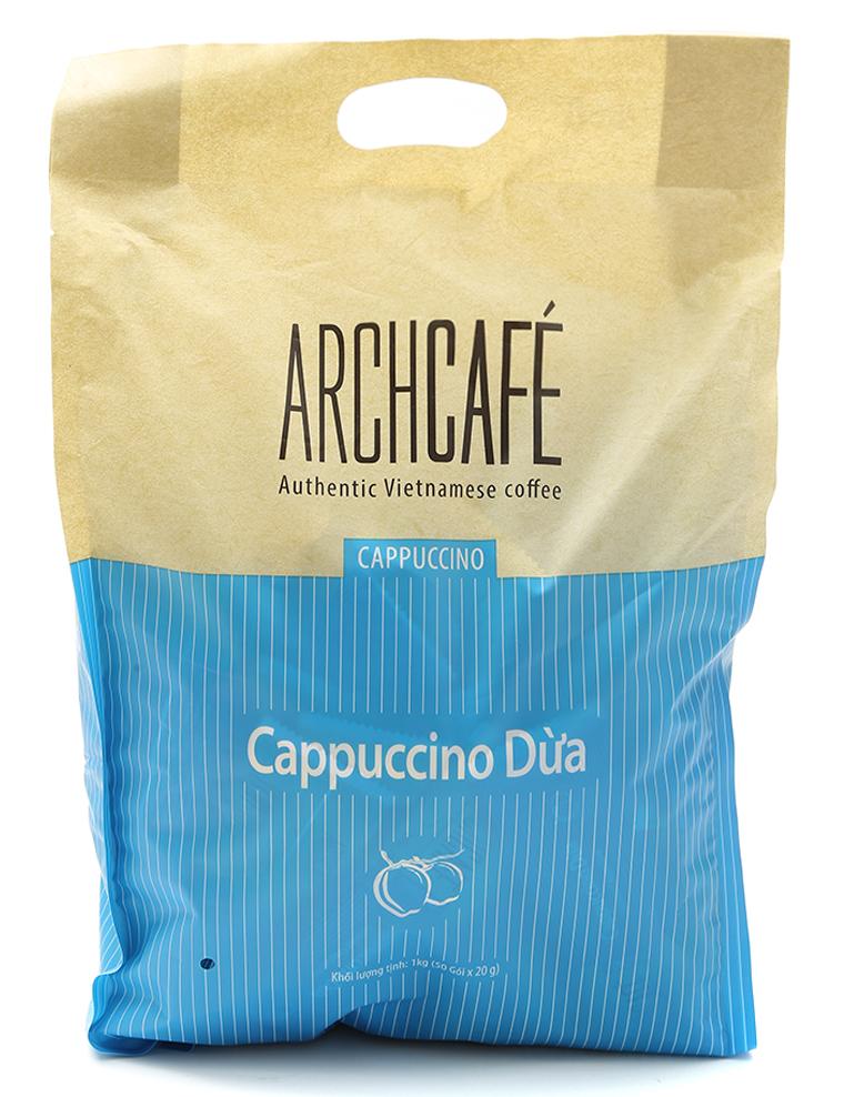 Cappuccino Dừa - Archcafe- Dạng túi 50 Gói 20G