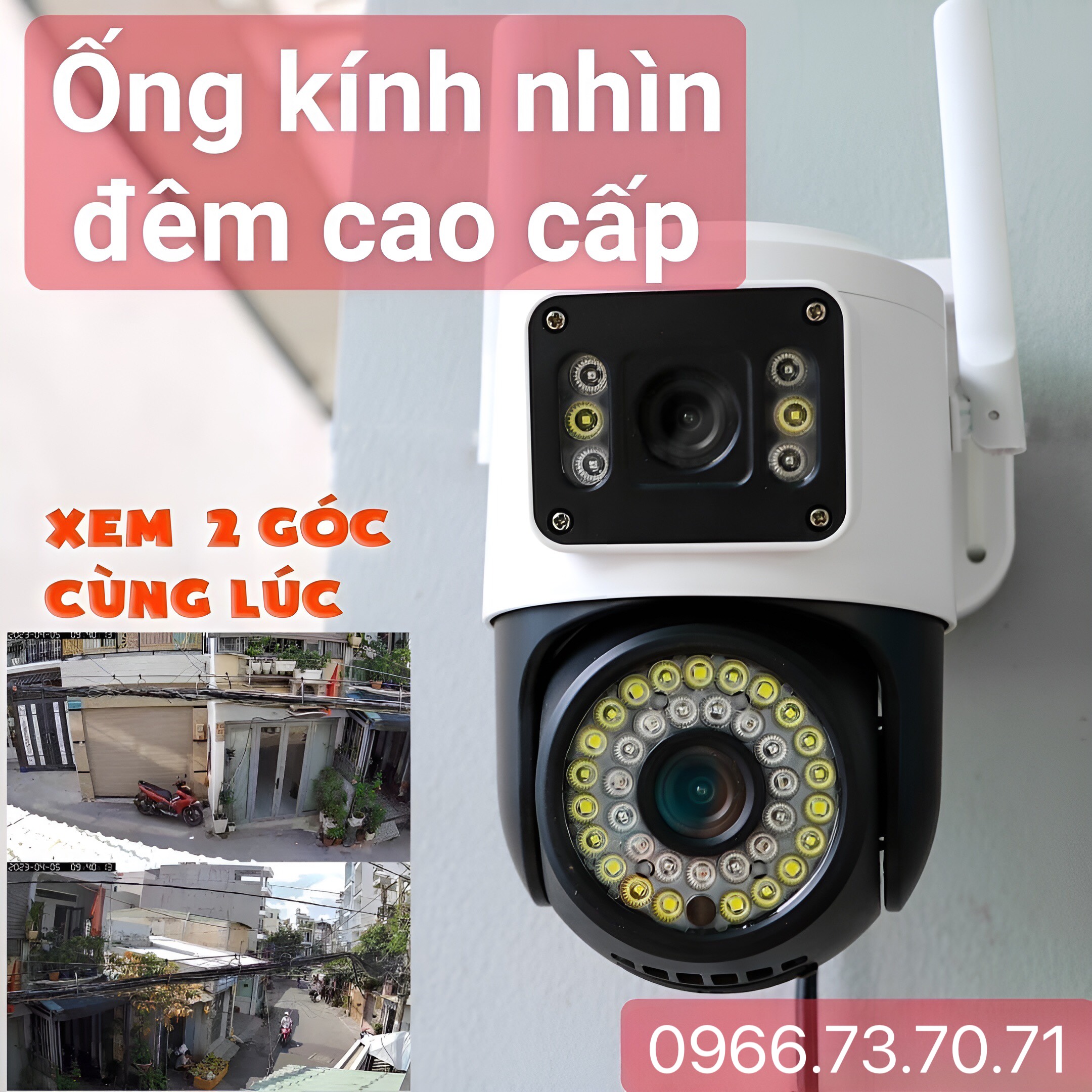 GÓC RỘNG VÀ NÉT Camera Yoosee Ngoài Trời 2 Mắt Chuẩn 4.0mpx Siêu Nét ...