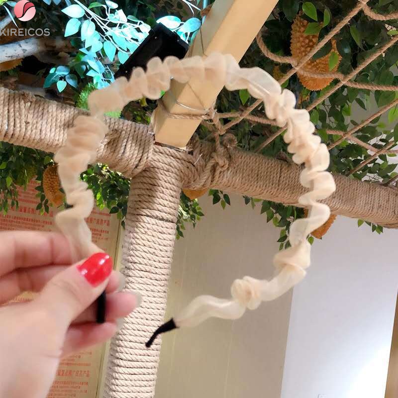 [HCM]Băng Đô Tóc Bờm Cài Tóc Vải Nhún Bèo Siêu Xinh