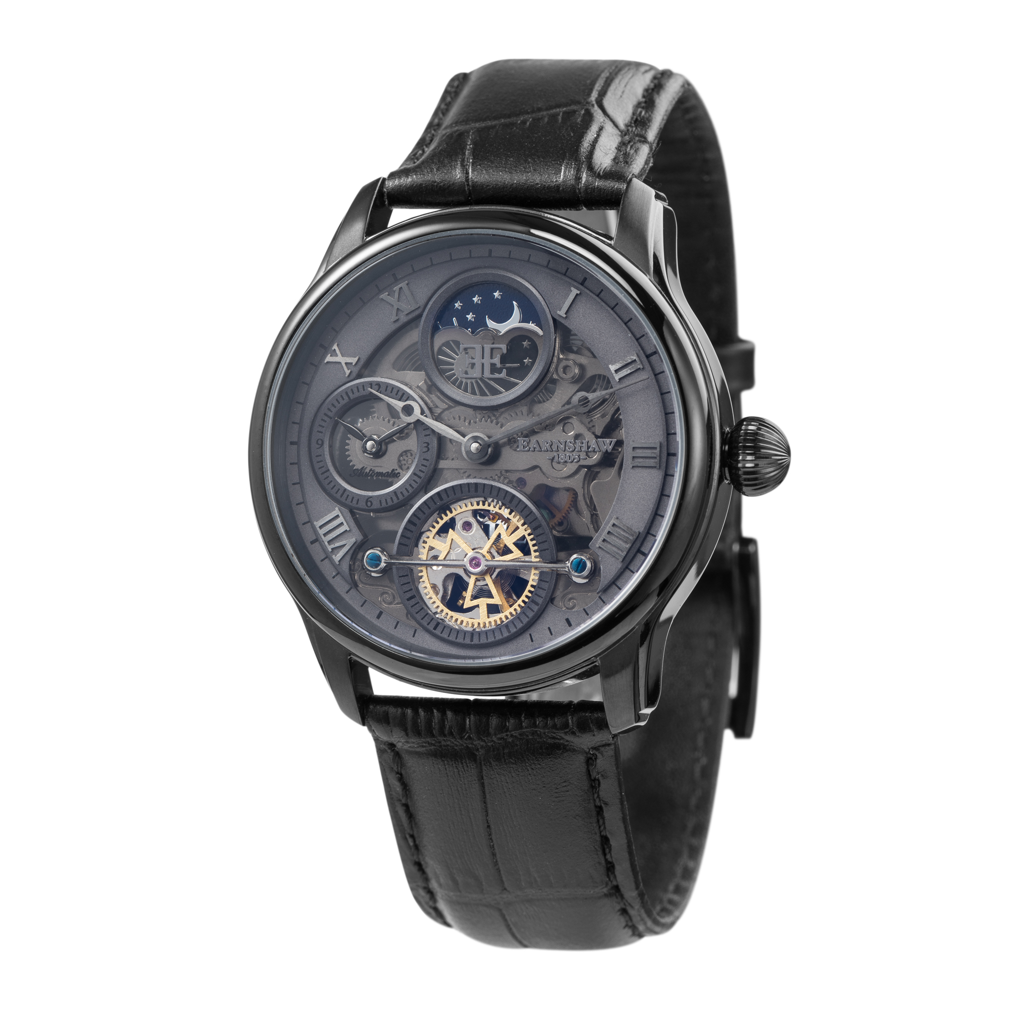 Đồng hồ nam dây da Thomas Earnshaw - ES-8063-03