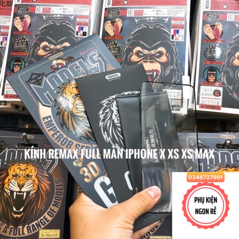 Kính cường lực siêu mỏng iphone [CHÍNH HÃNG REMAX]