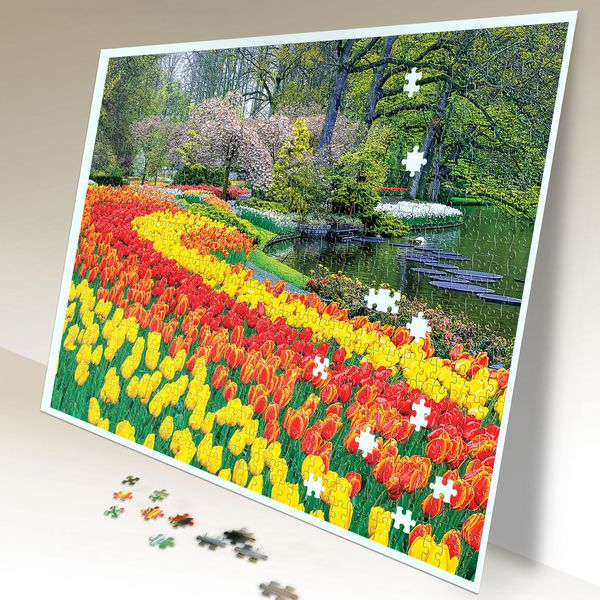Tranh xếp hình 925 mảnh - Hoa Tulip