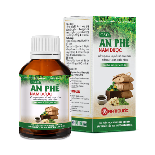 Cao an phế nam dược – hỗ trợ bổ phế, giảm đờm, giảm ho, giảm đau họng