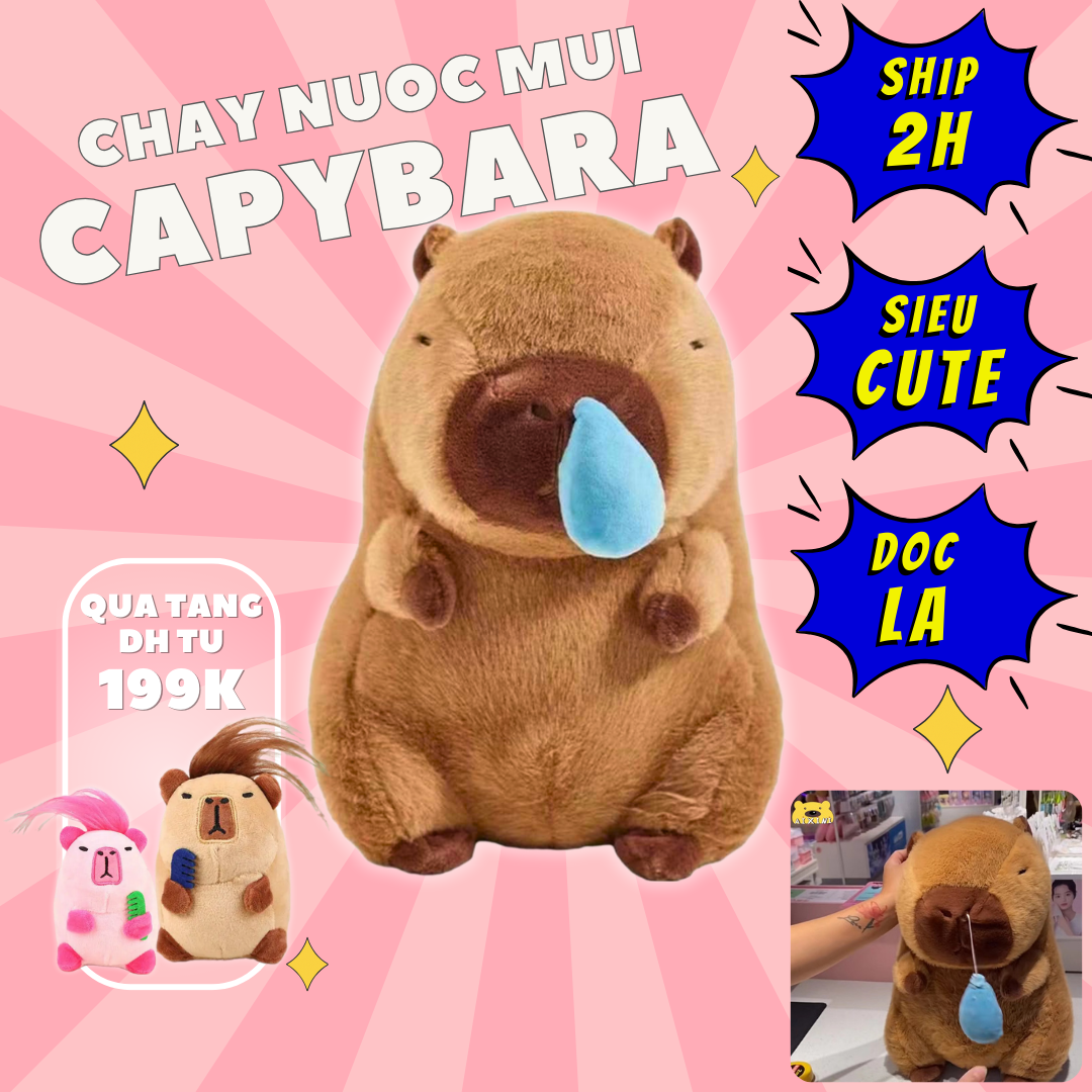 Capybara plush slow rising stuffed plush doll-size 35 to 90 cm-cute plush doll gift-soft plush doll for babies