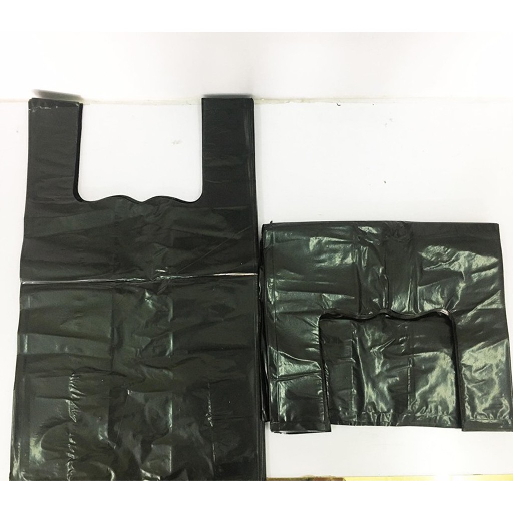 1Kg Túi Nilon Đen Đựng Rác, Đóng Hàng Đủ Size