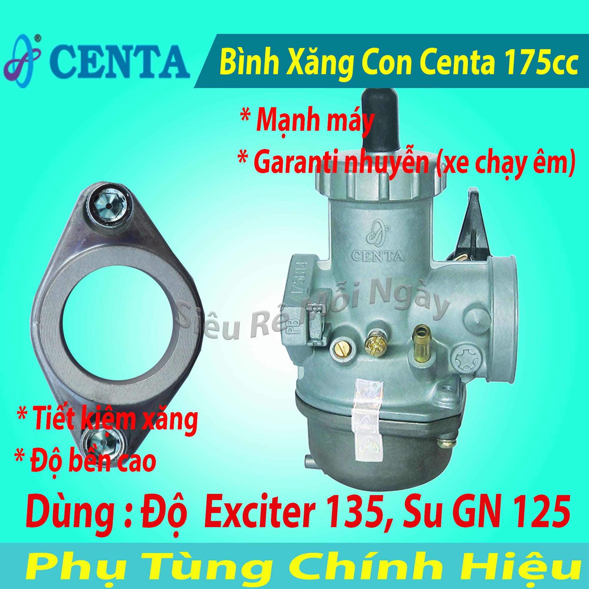 [HCM]Bình Xăng Con Centa 175 Độ Exciter 135 Su GN 125