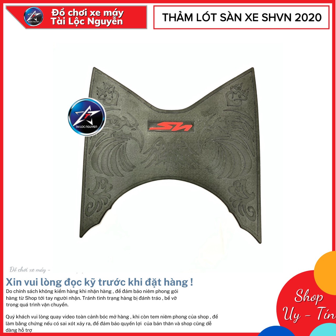[HCM]THẢM LÓT CHÂN CAO SU HONDA SH CÁC ĐỜI
