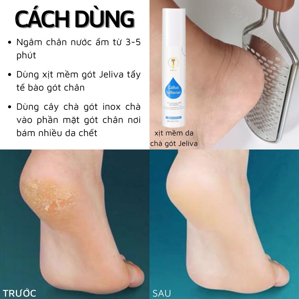 Dụng cụ chà gót chân inox