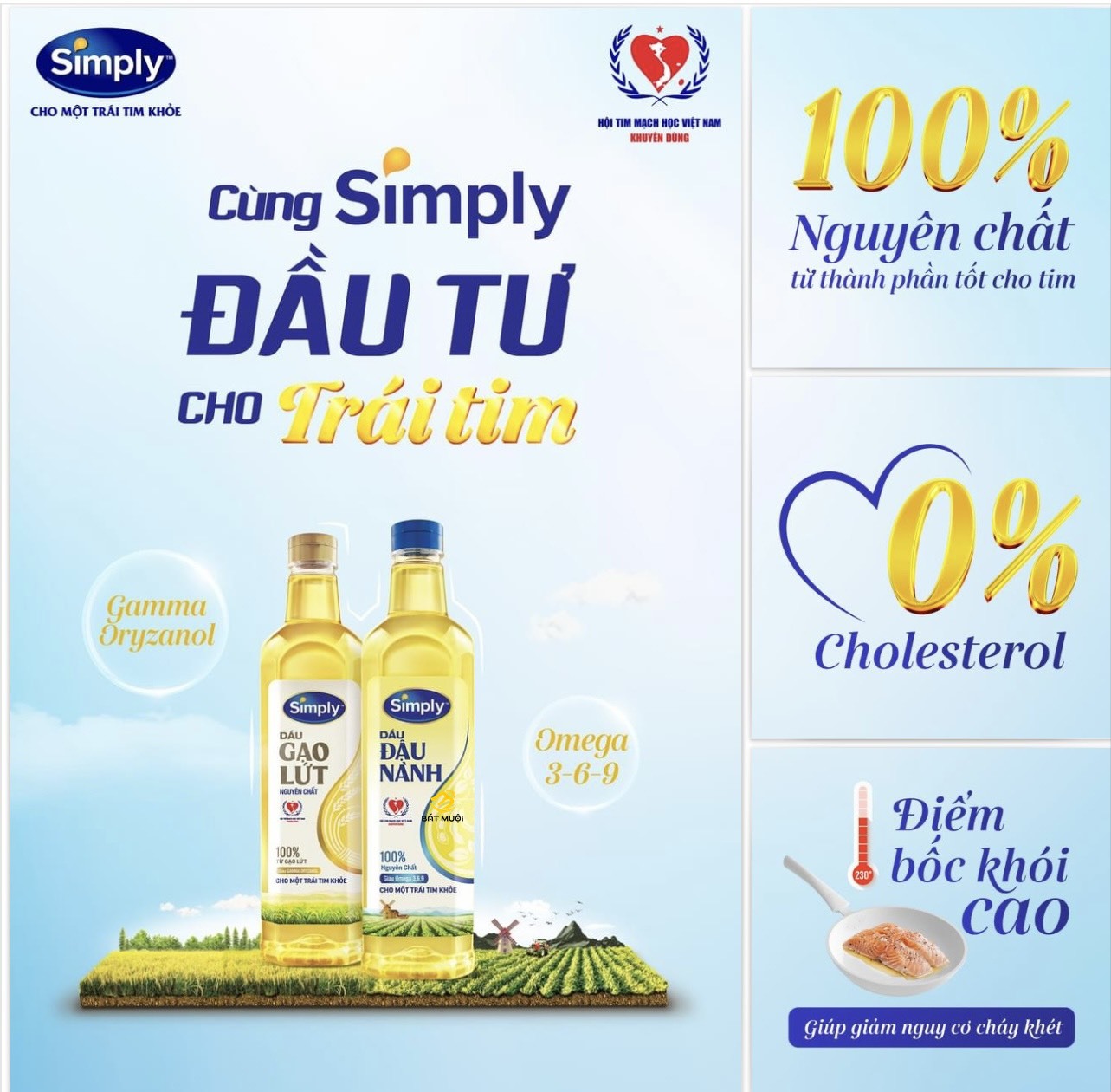 Dầu thực vật Simply chai 1 lít - BAT MUOI