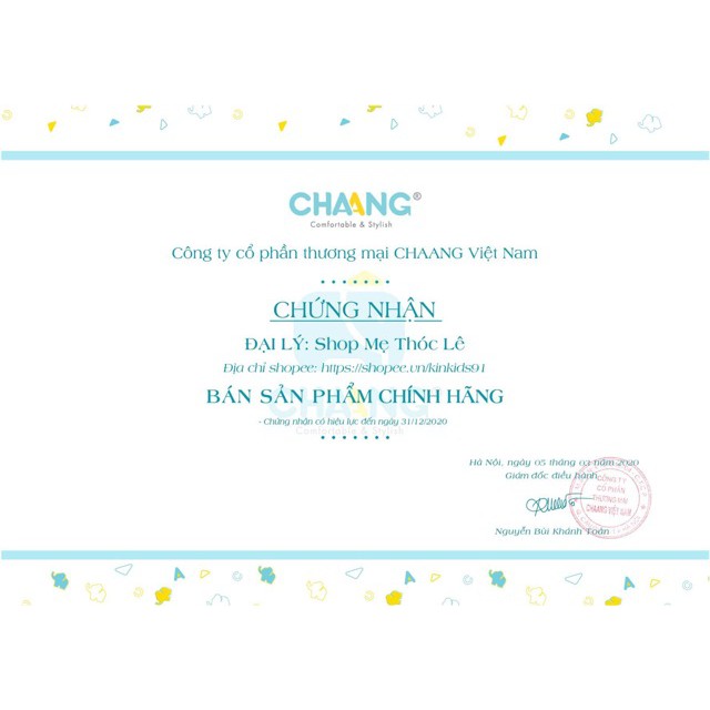 CHAANG - Mũ vành tròn cho bé chất liệu cotton