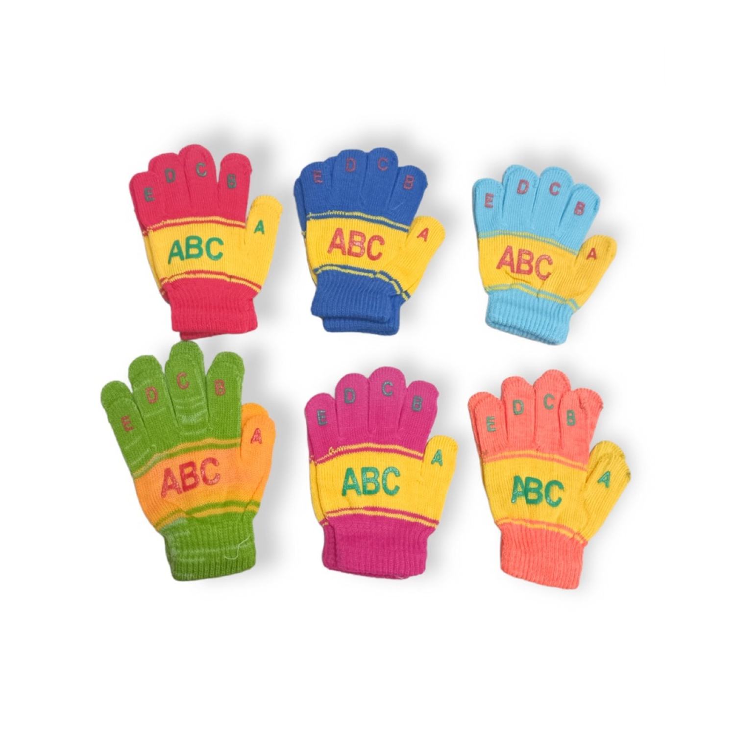 Găng tay len ABC cho bé từ 3-6 tuổi (nhiều màu)