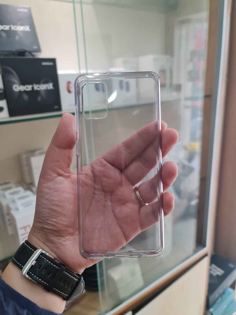 Ốp lưng samsung A31 silicon dẻo trong suốt