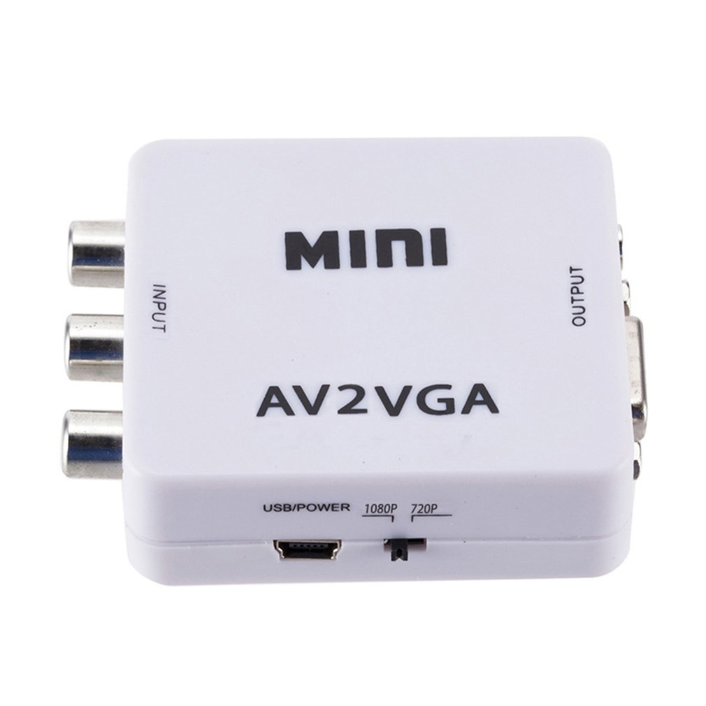 +hot./. hộp set-top av lần lượt vga bộ chuyển đổi av to vga hộp chuyển đổi video tv sang màn hình av 2vga