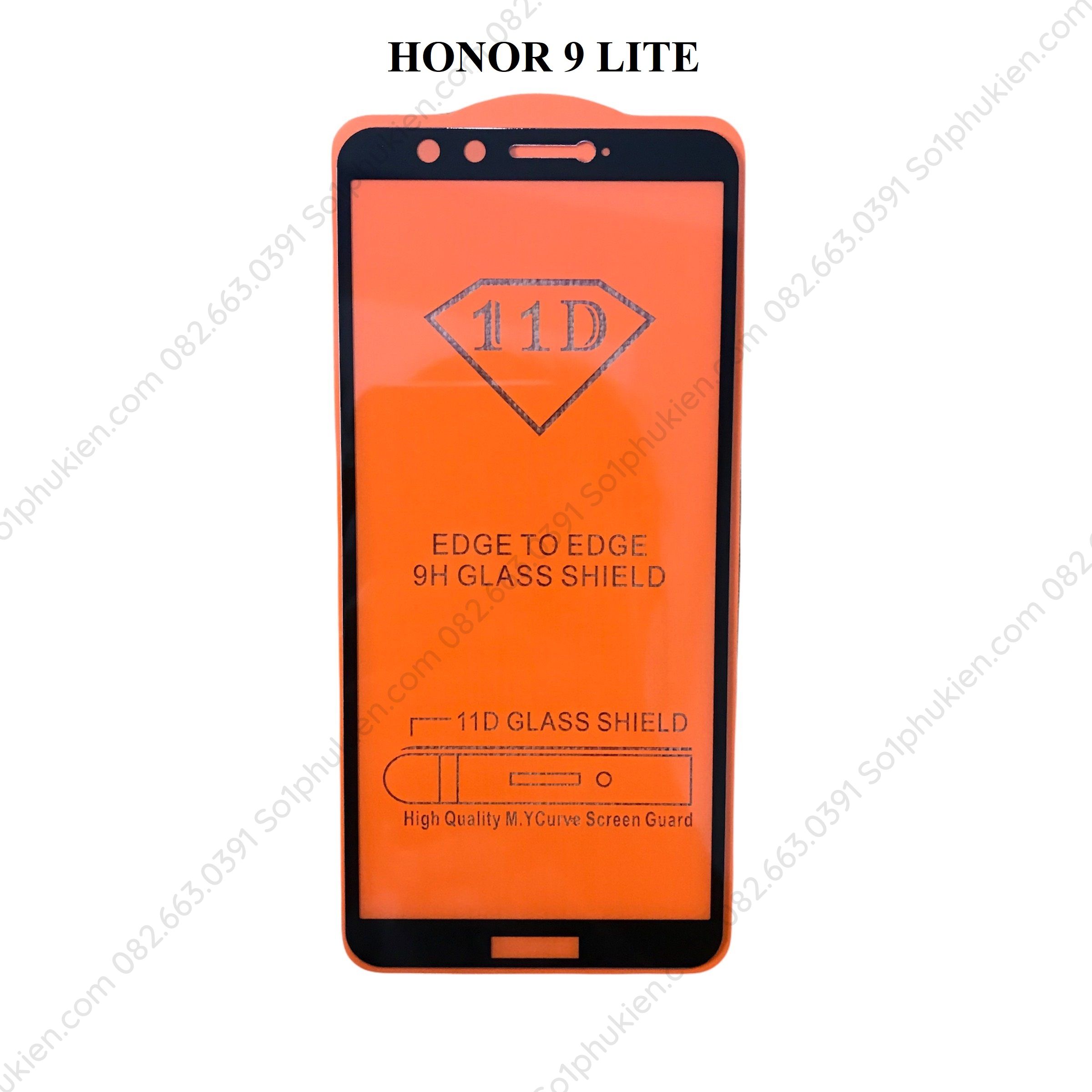 Kính cường lực Huawei Honor 9 lite full màn hình, full keo, siêu chuẩn