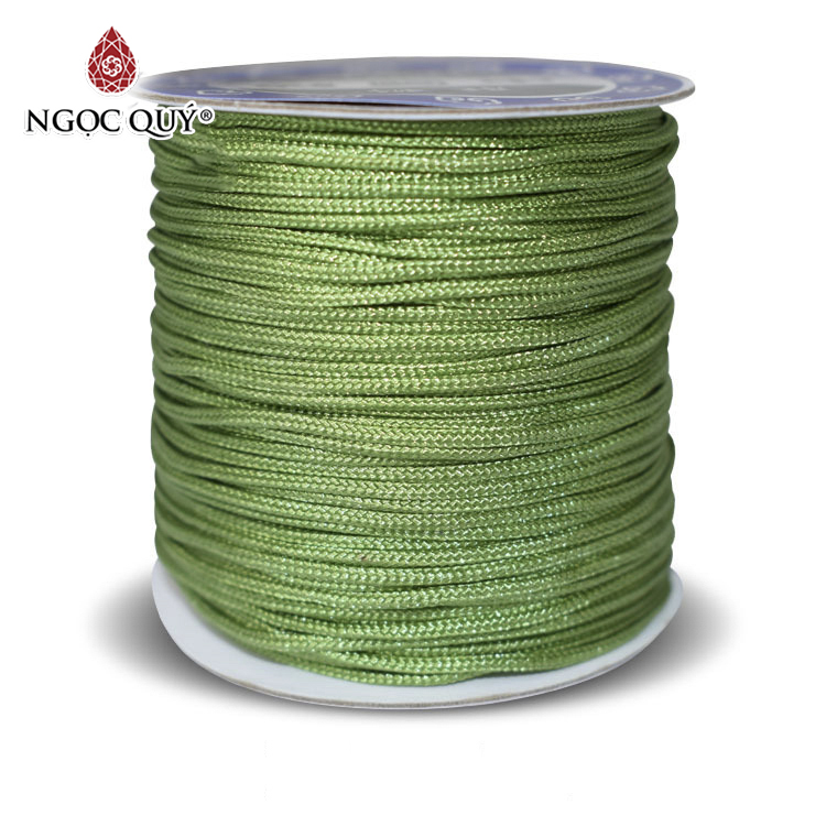 [HCM]Cuộn dây vải dù handmade đường kính dây 1.5mm - cuộn dài 45m - Ngọc Quý Gemstones