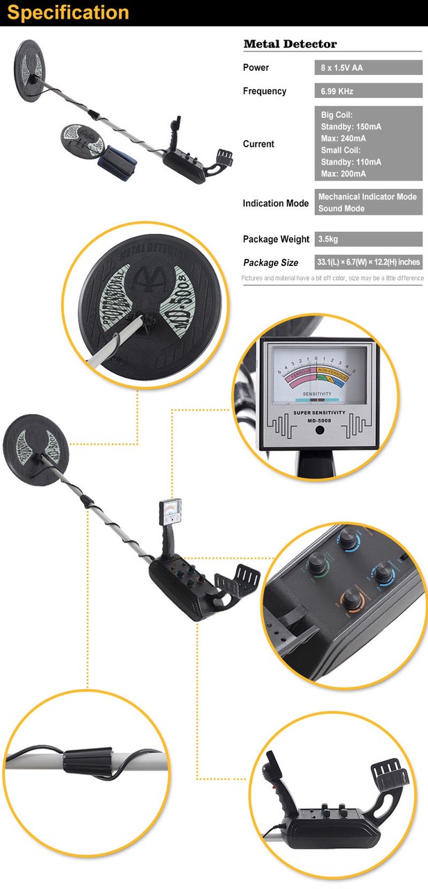 Máy Dò Kim Loại Lòng Đất SMART MD-5008