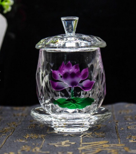 Chén Nước Cúng Phật -  Ly Nước Pha Lê Cao Cấp 7cm