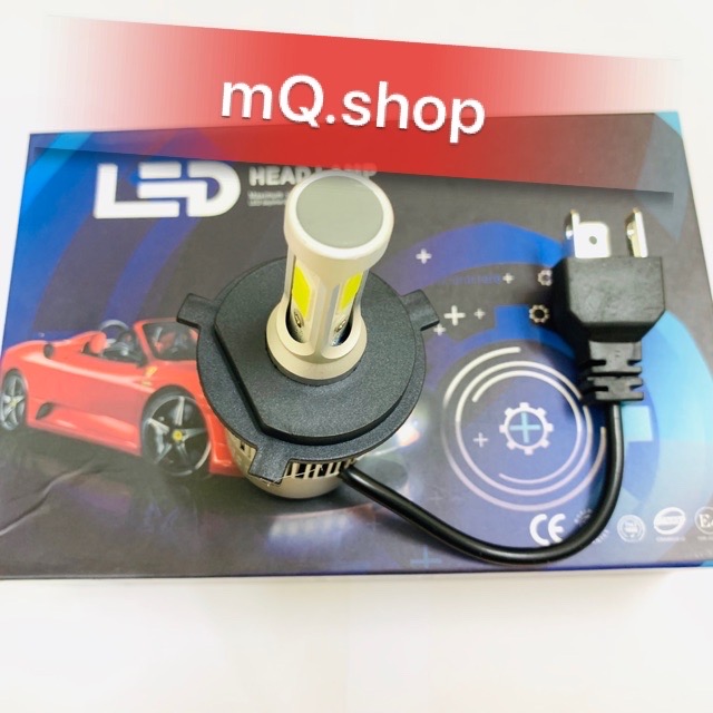 ĐÈN PHA LED C6 3 TIM LED H4 36W  SÁNG MẠNH BH 06T (GIÁ 1 BÓNG)