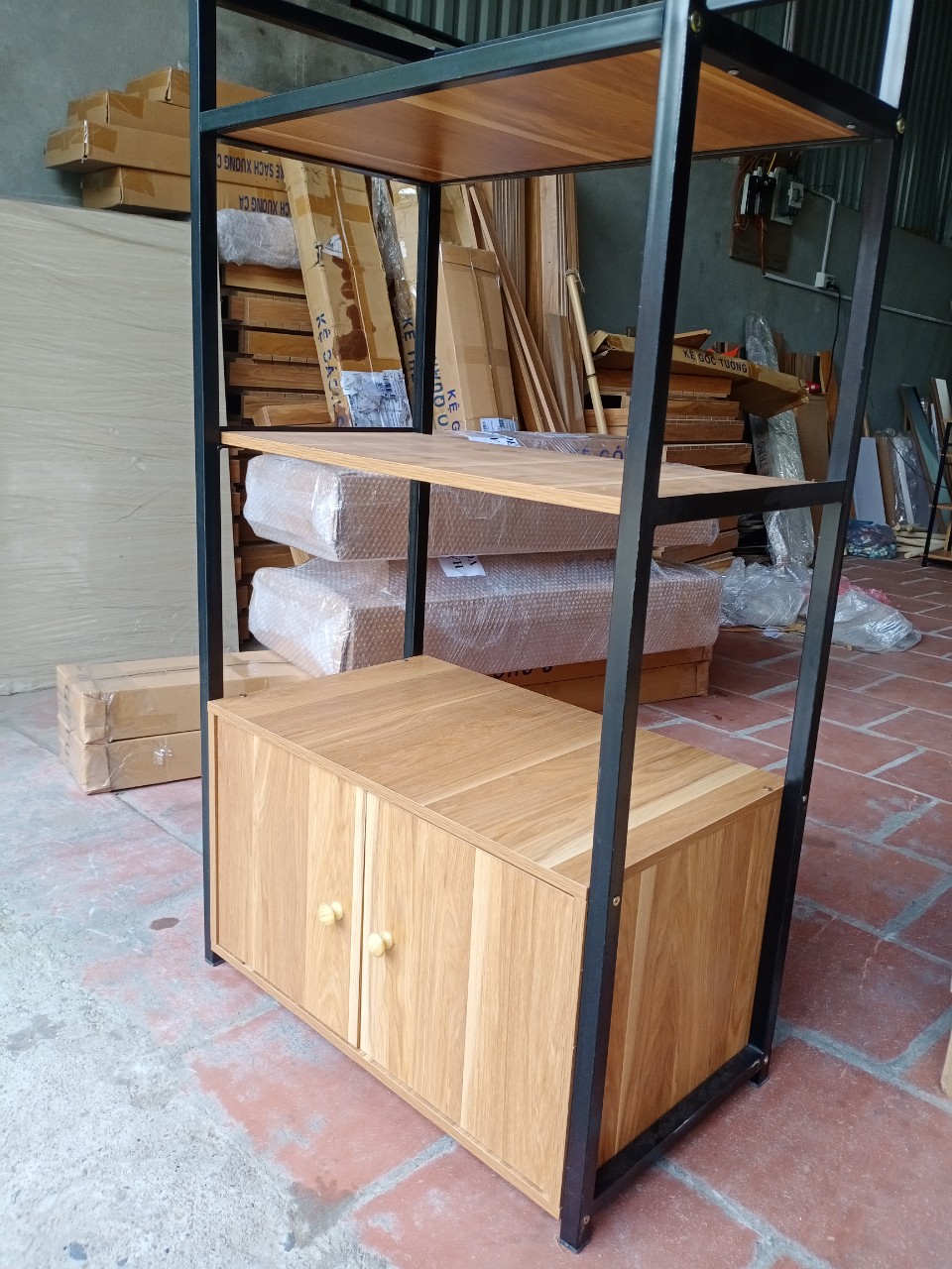 Kệ 4 Tầng Nhà Bếp Có Ngăn Kéo