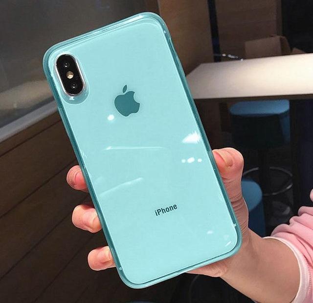[ IPHONE ] Ốp Lưng 6 Màu Trong Suốt Cao Cấp