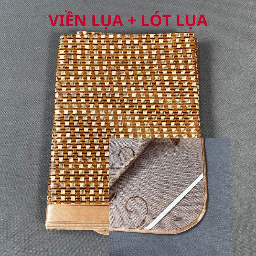Chiếu mây điều hoà lót lụa hàng cao cấp viền lụa mẫu mới 2024