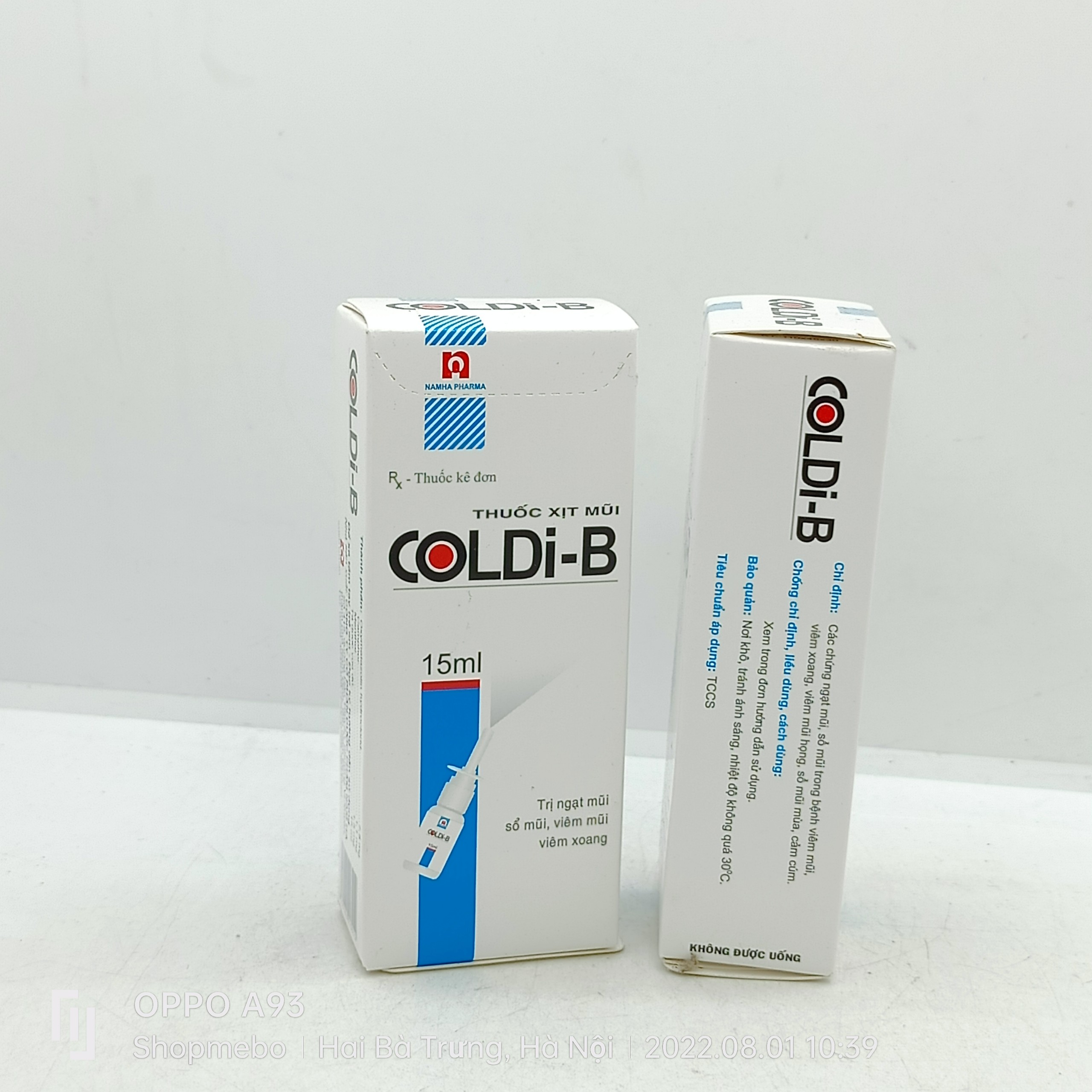 DUNG DỊCH XỊT MŨI COLDI-B LỌ 15ML