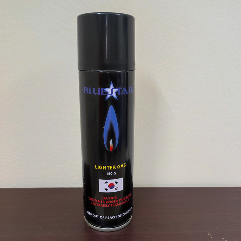 Bình Gas Blue Star Loại Nhỏ 180ML/150G Bơm Bật Lửa Khò Gas Chuyên Dụng Siêu Tiện Lợi Tặng Kèm 5 Đầu Bơm