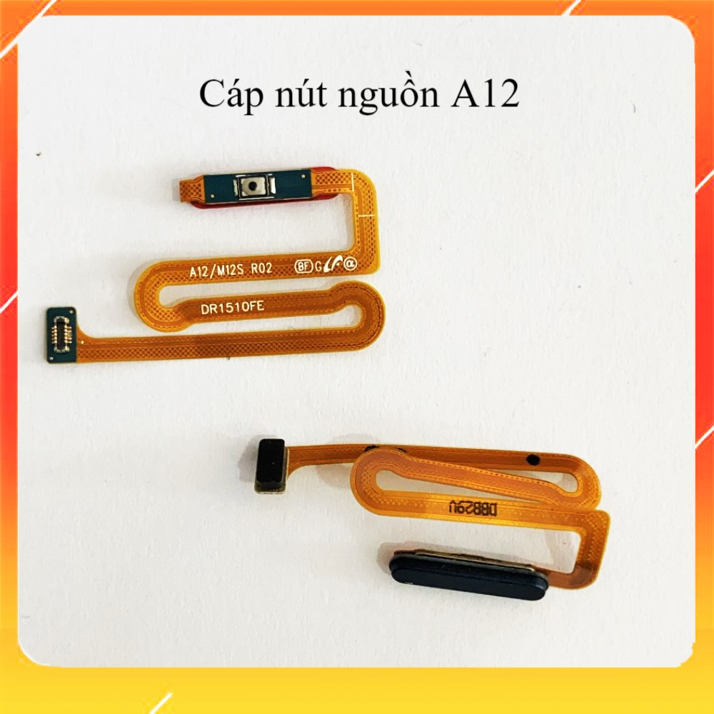 Power button cable Samsung A12 have fingerprint of Zin loading machine