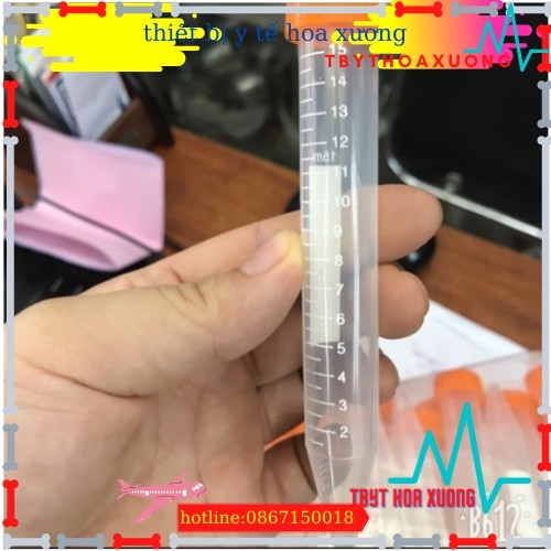 ống ly tâm 15ml -ống falcon 15 ml (túi 100 ống)