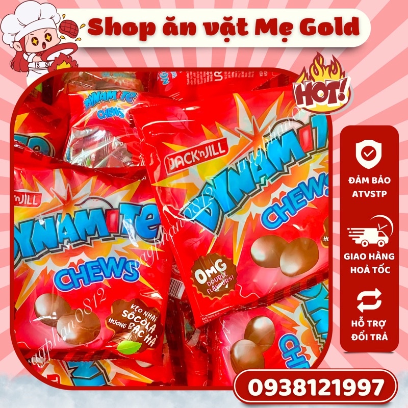 Kẹo Dynamite Chews 3 viên (gói 125g)