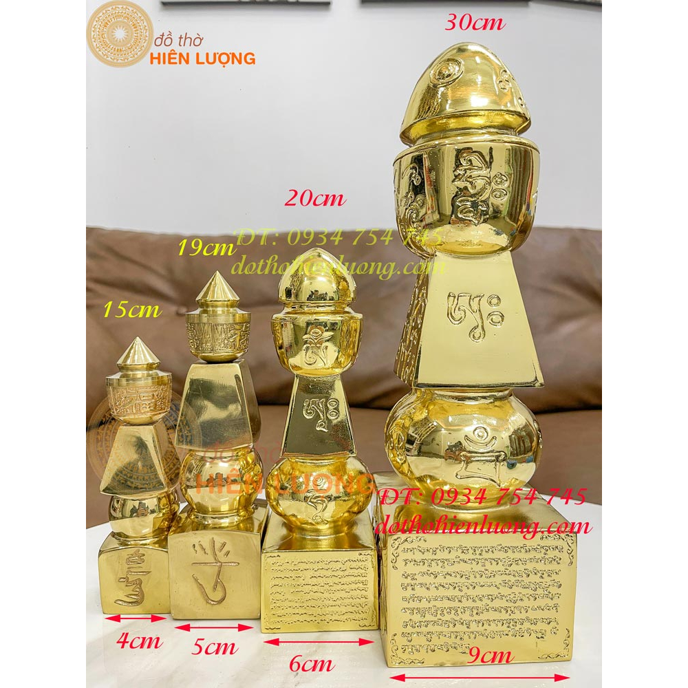 Tháp ngũ hành bằng đồng