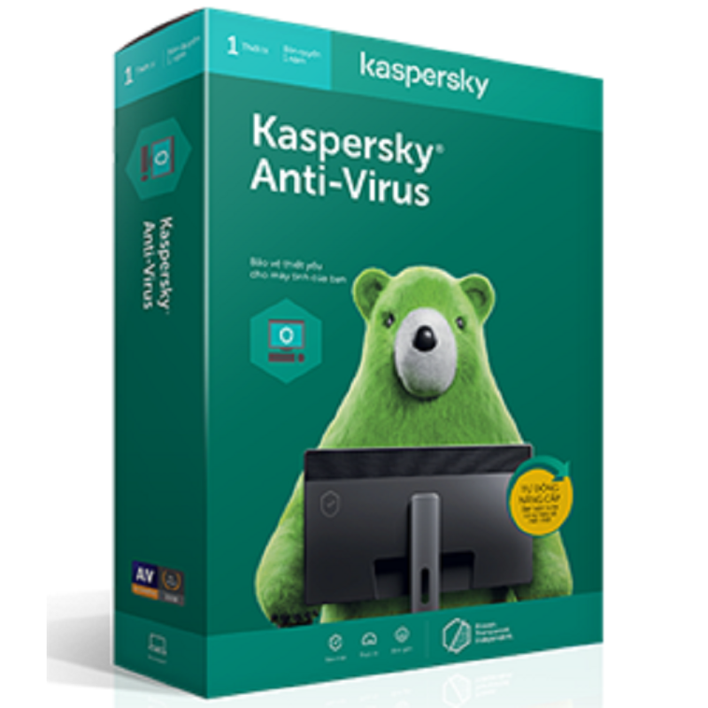 Bảng giá Phần mềm Kaspersky antivirus -1PC/1Năm Phong Vũ