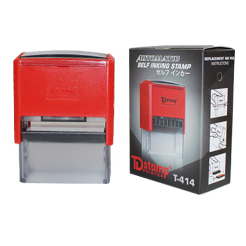 [HCM]Khắc dấu 3 đến 4 dòng Tdstamp T-414 kích thước 22mmx58 mm