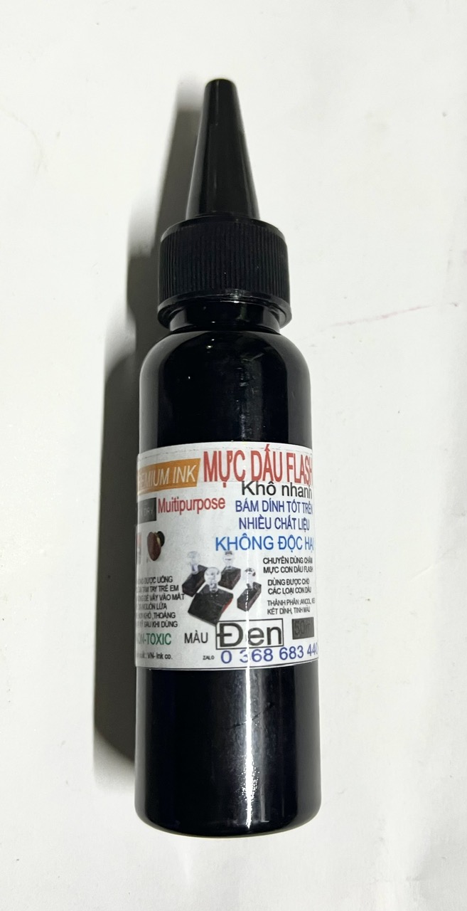 MỰC ĐÓNG DẤU FLASH LỌ 50 - 60ML