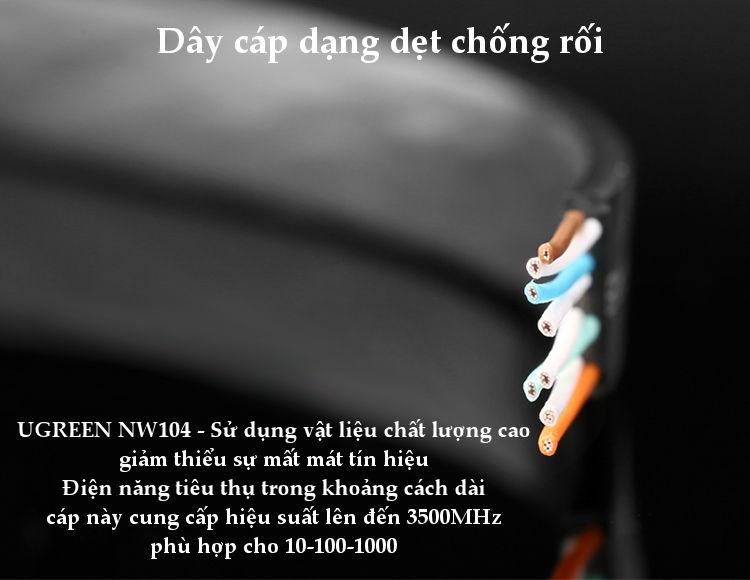 Dây mạng 8M Ugreen NW104 UG-11239 CAT 6 UTP