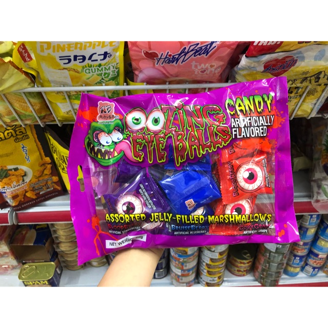 kẹo dẻo hình con mắt 250gr