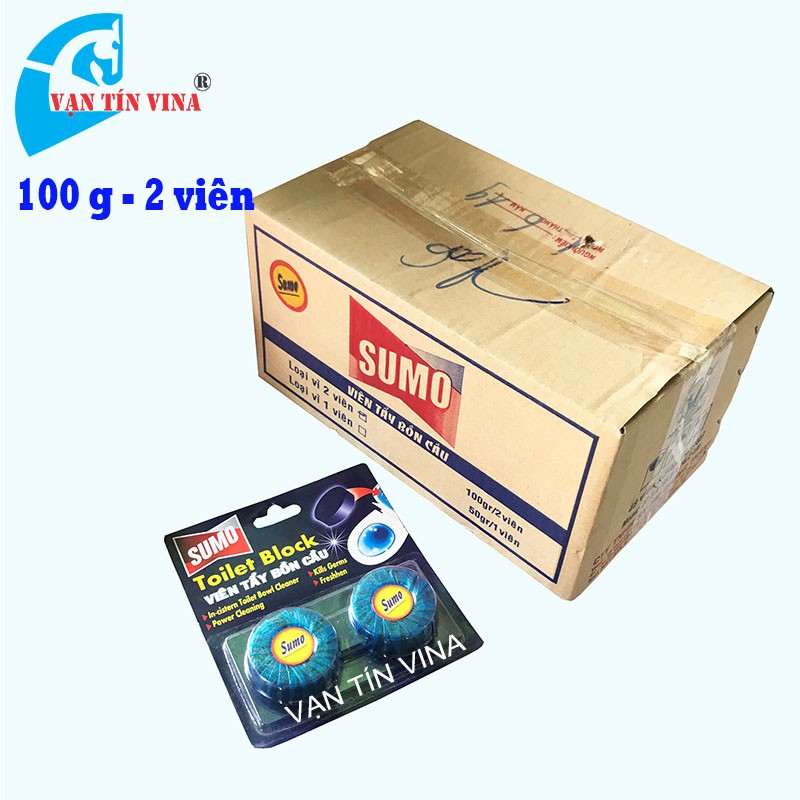 [HCM]Viên tẩy bồn cầu SUMO 100g - 2 viên