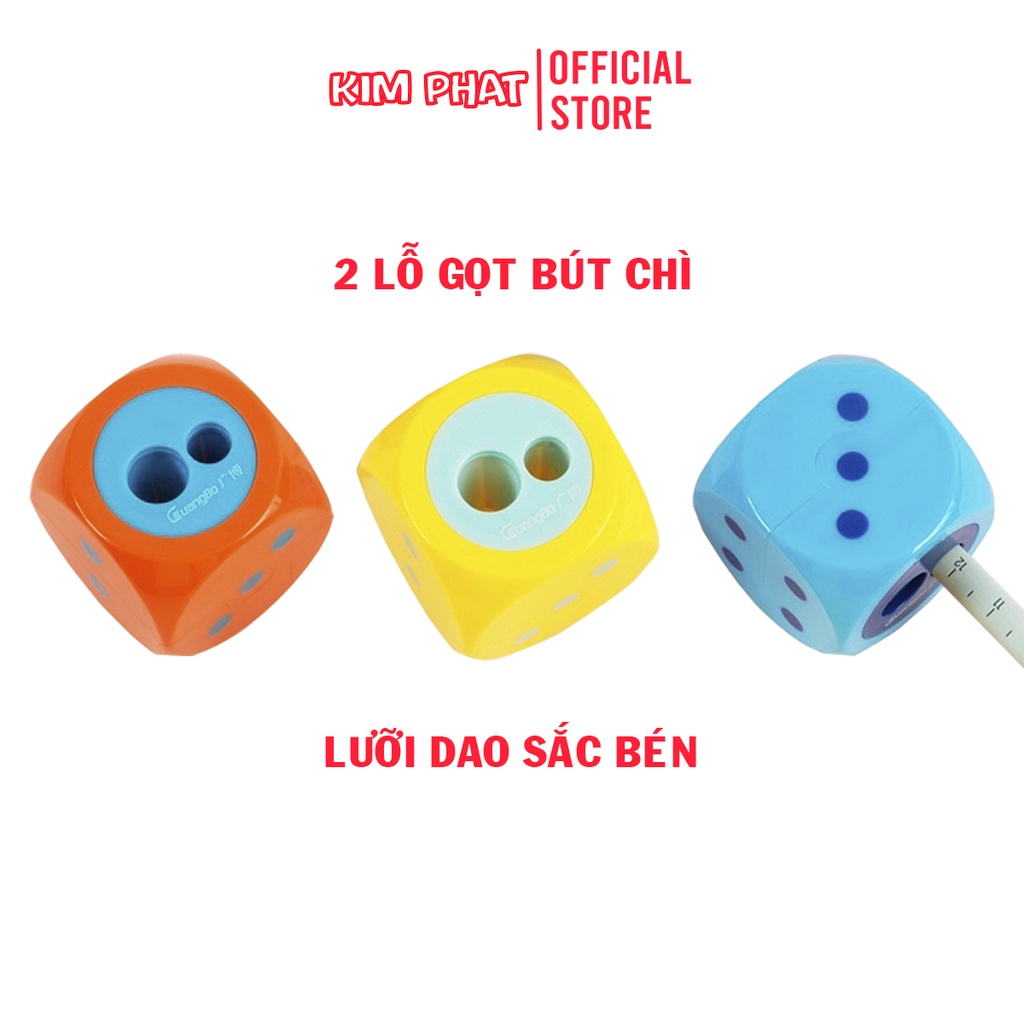 Gọt bút chì, chuốt viết chì hình xúc xắc guangbo xb35009