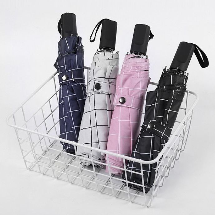 Parasol folding pocket 8 spokes steel convenience (nhiều màu)-[umbrella folding umbrella pocket chống UV umbrella umbrella gấp travel rain umbrella sun-shading anti-UV UV, umbrella dù học student cute umbrella folding pocket]