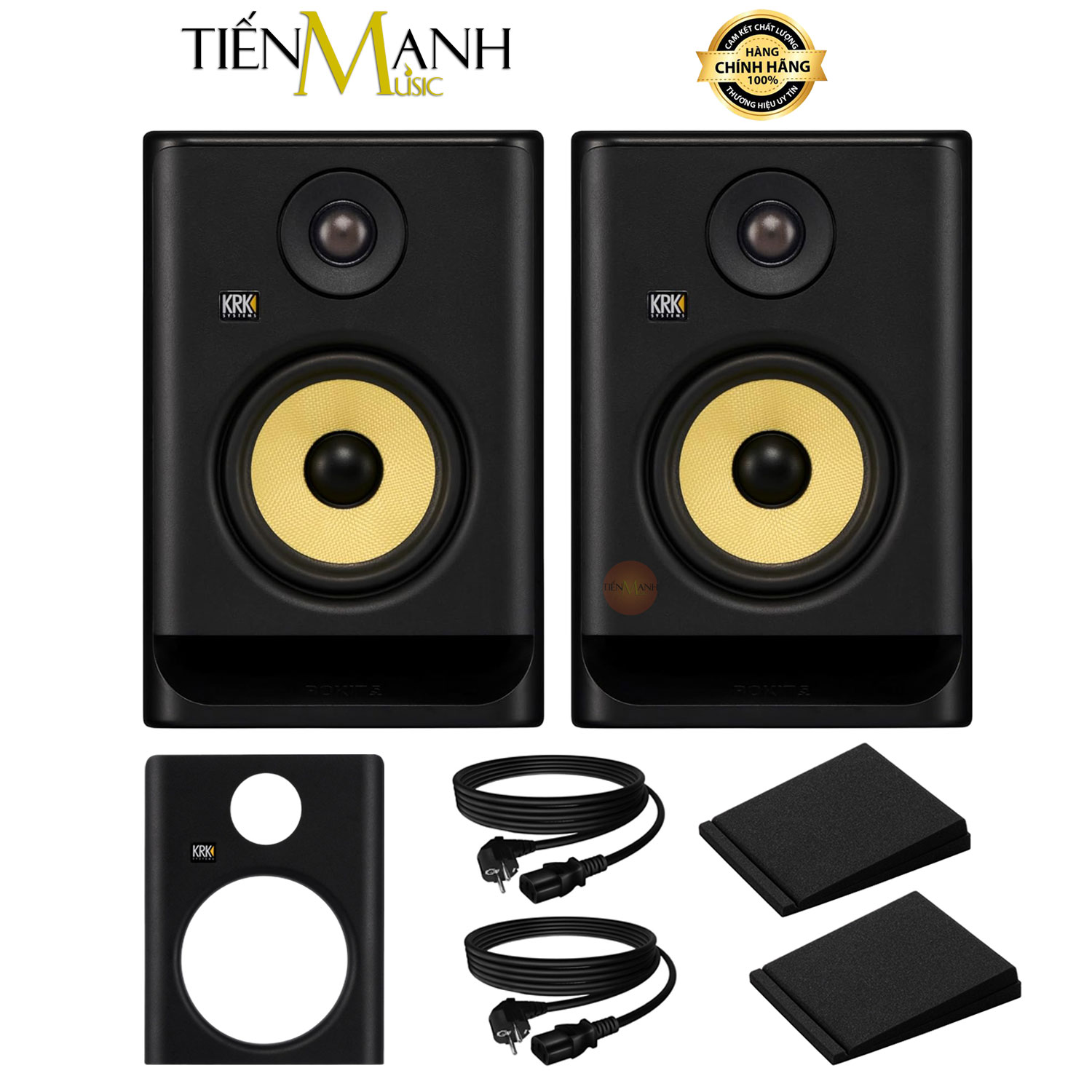 Loa kiểm âm krk rokit rp5g4, rp5g5 powered rp5 g4, g5 studio monitor 5g4, 5g5 speaker nghe nhạc