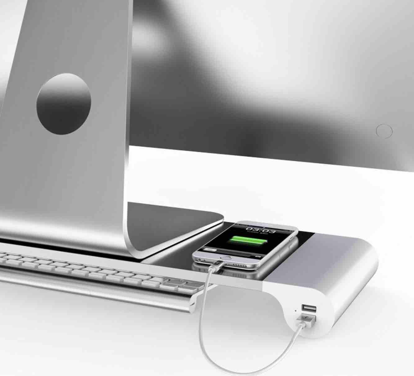Kệ để Imac/Macbook có ổ cắm USB