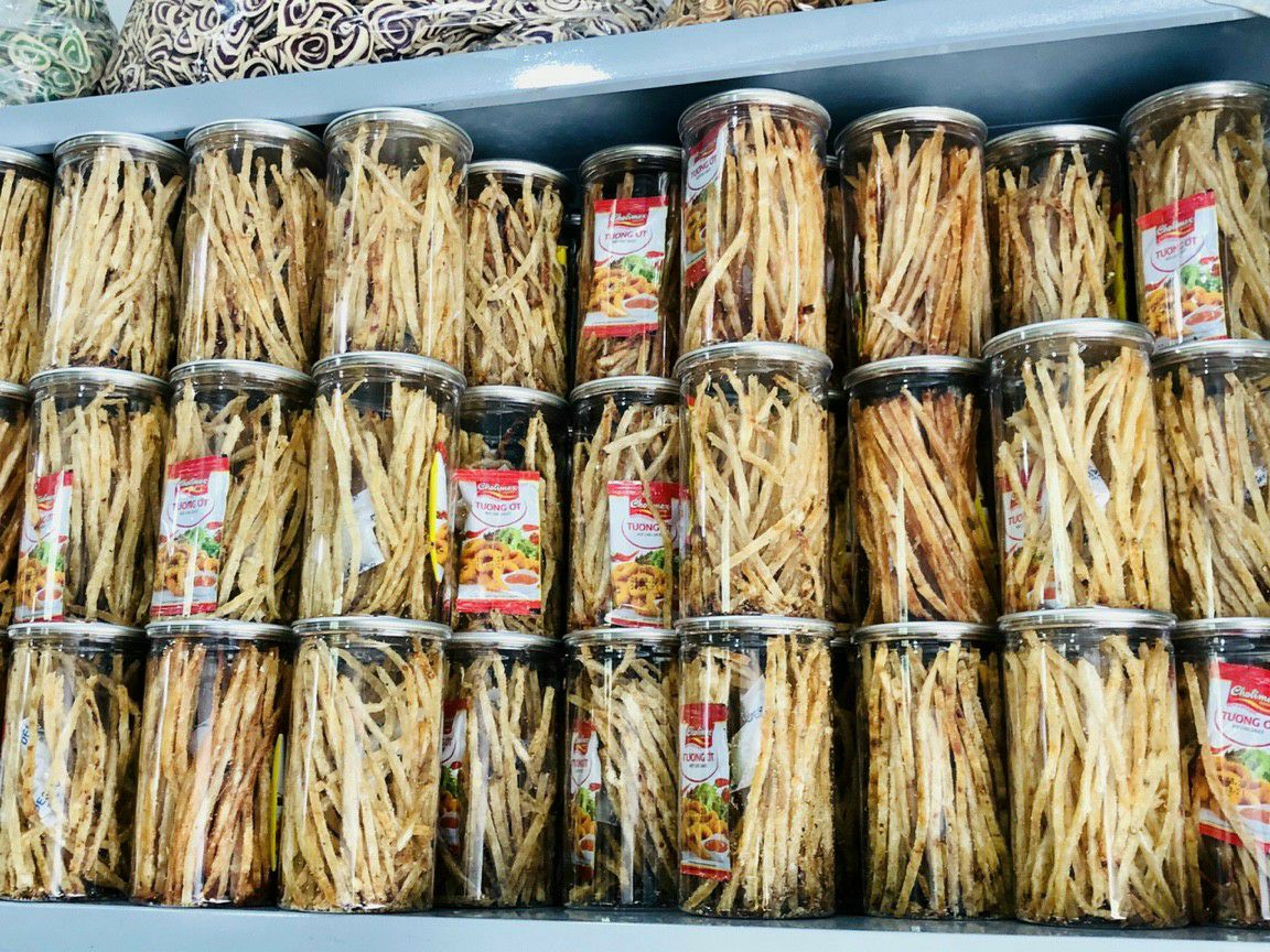 [ Hũ 250g ] Khô Cá Thiều Que Tẩm Vị