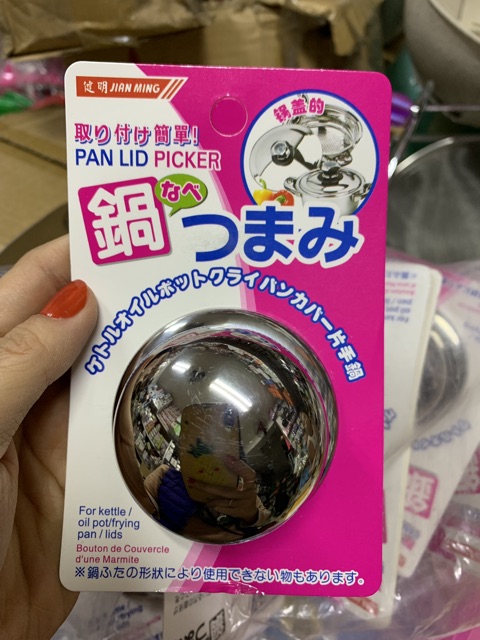 Núm Thay Thế Cho Nắp Vung Bằng Inox