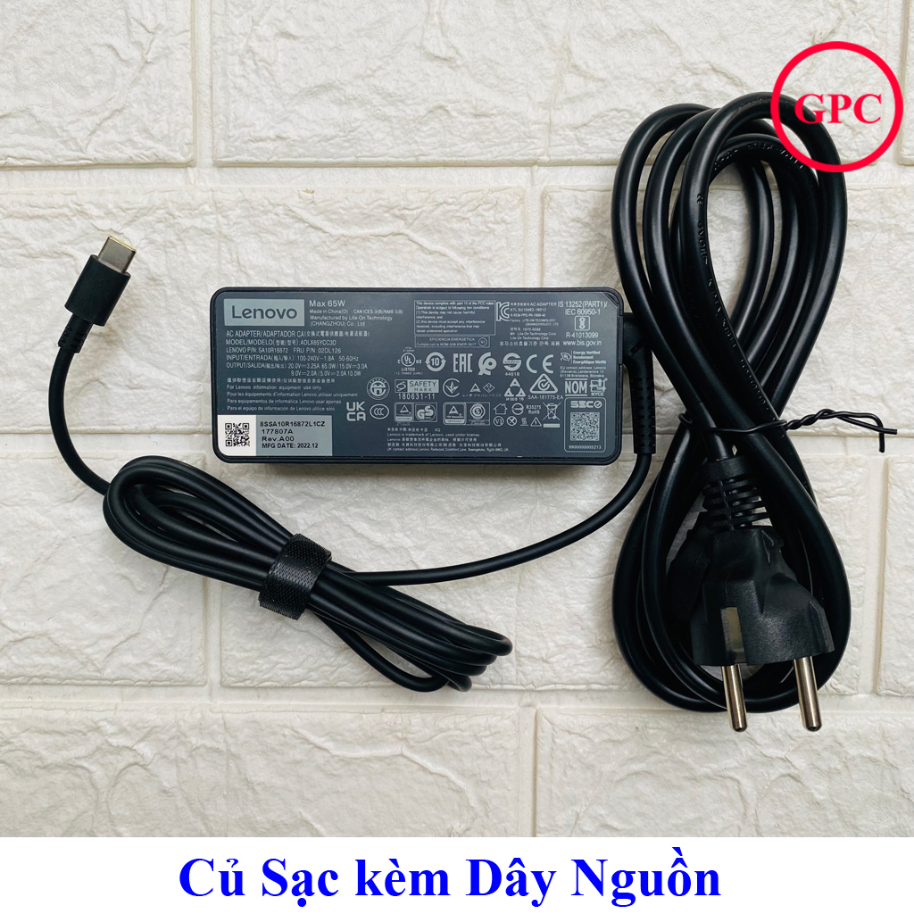 ⚡️[Sạc zin ] Sạc Laptop Lenovo Thinkpad E14 output 20V - 3.25A - 65W