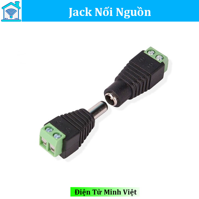 ComBo 2 Cặp Jack DC Nối Nguồn Đực/Cái