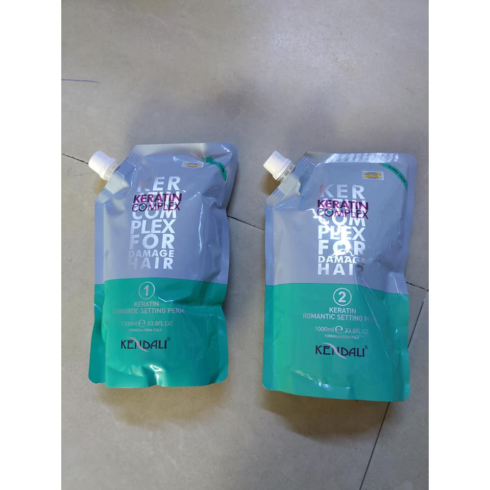 Cặp Thuốc Uốn Nóng ,Ép Duỗi Kendali Mẫu Mới 1000ml x2