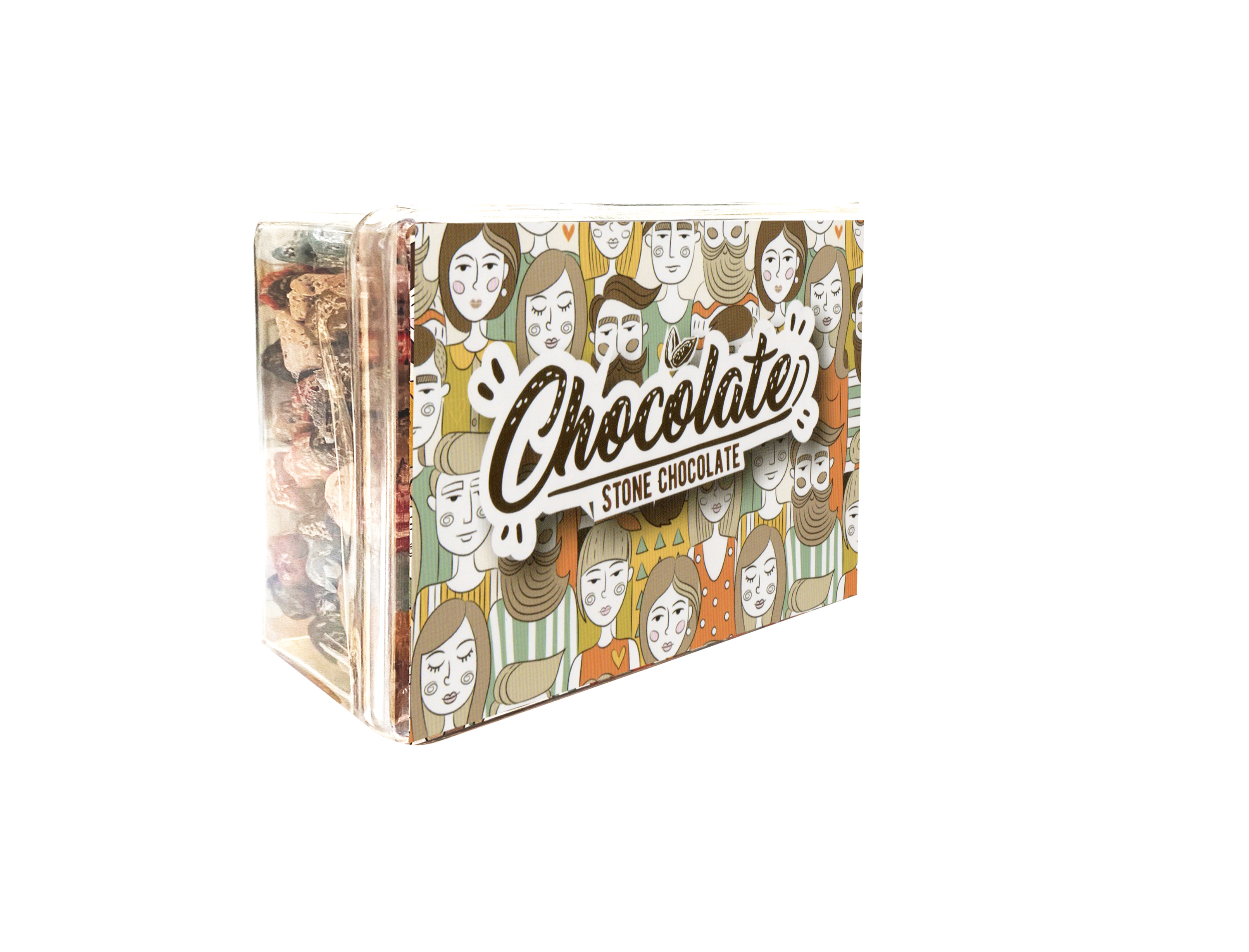 [Hộp 150gr] Kẹo Socola Hình Viên Đá Hiệu Choco Rock Hộp 150g
