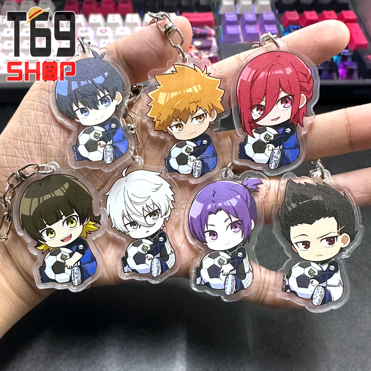 Móc khóa mica anime Blue Lock [T69 Shop]