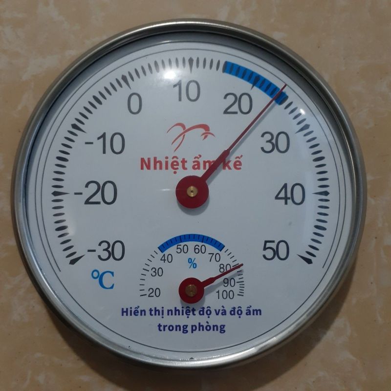 Ẩm nhiệt kế cơ TH101B đo độ ẩm và nhiệt độ trong phòng không dùng pin nhập khẩu